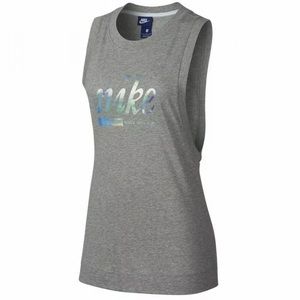 NIKE Gray Sleeveless Tank Oversized Dress Size XLT